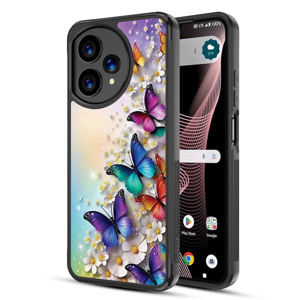 MyBat Design Lab Series Case for Cricket Icon Plus 2026 - Rainbow Butterflies - MCICON7CSLESMP187-2.jpg