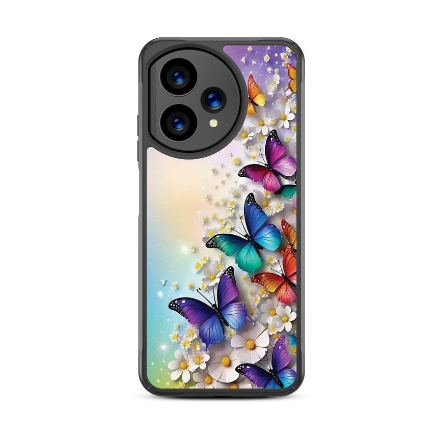 MyBat Design Lab Series Case for Cricket Icon Plus 2026 - Rainbow Butterflies - MCICON7CSLESMP187-3.jpg