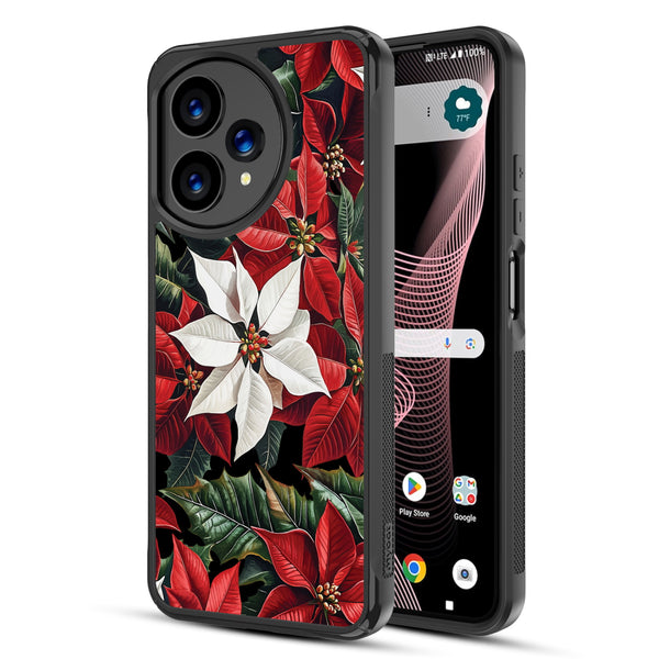 MyBat Design Lab Series Case for Cricket Icon Plus 2026 - Christmas Poinsettias - MCICON7CSLESMP301-2.jpg