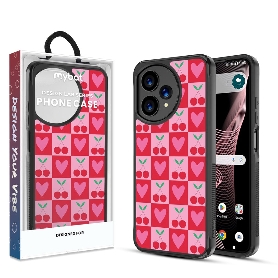 MyBat Design Lab Series Case for Cricket Icon Plus 2026 - Cherry Hearts
