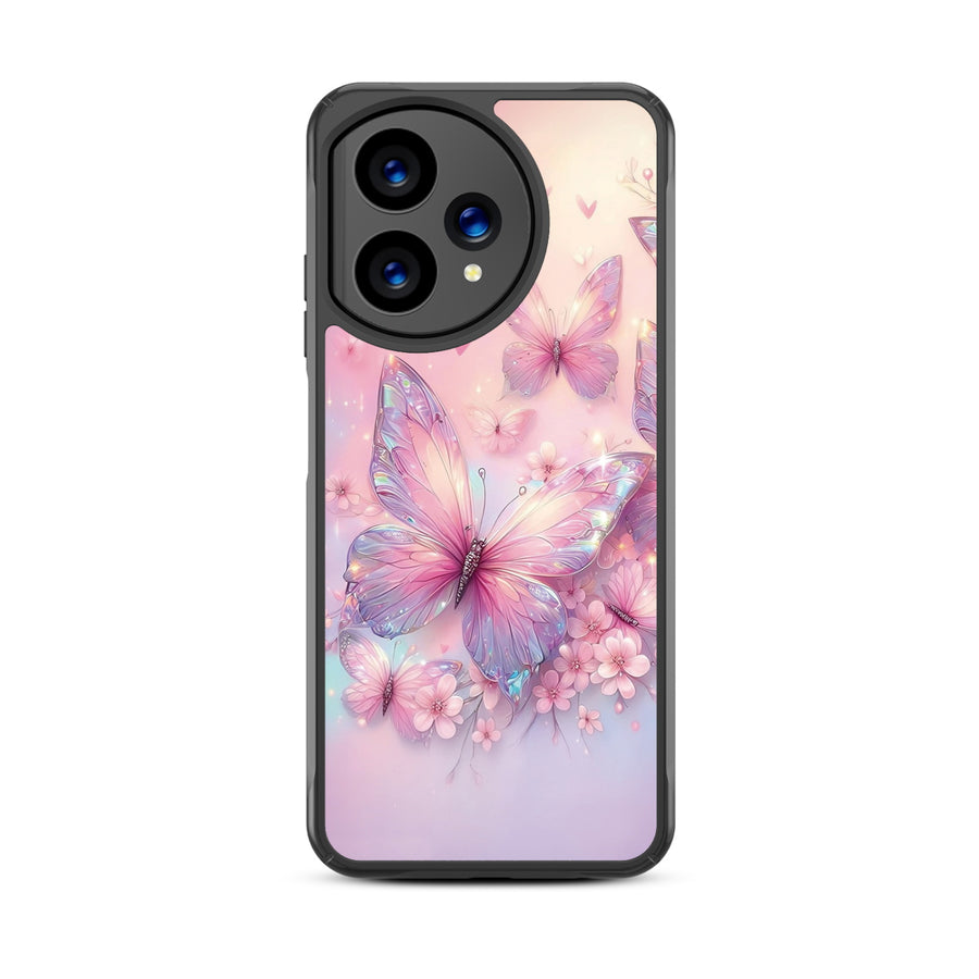 MyBat Design Lab Series Case for Cricket Icon Plus 2026 - Pink Butterflies - MCICON7CSLESMP361-3.jpg