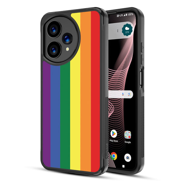 MyBat Design Lab Series Case for Cricket Icon Plus 2026 - Rainbow Stripes - MCICON7CSLESMP459-2.jpg