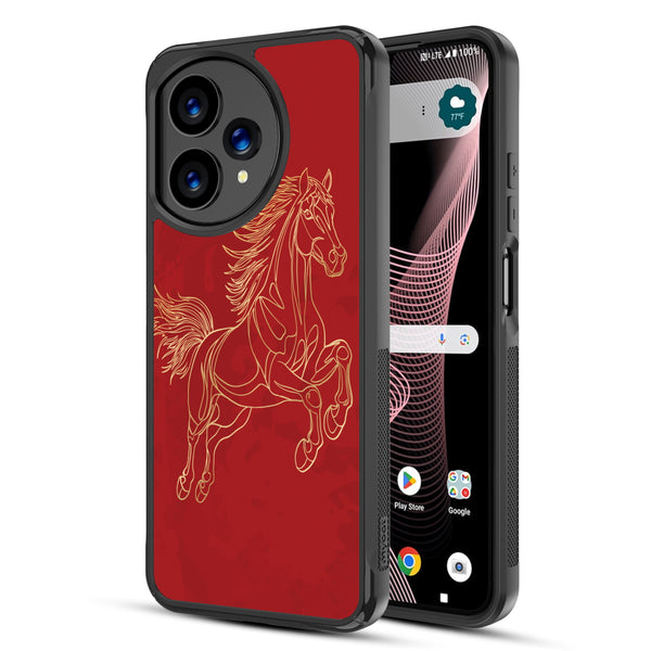 MyBat Design Lab Series Case for Cricket Icon Plus (2026) / AT&T Verge 2 - Fire Horse - MCICON7CSLESMP460-2.jpg