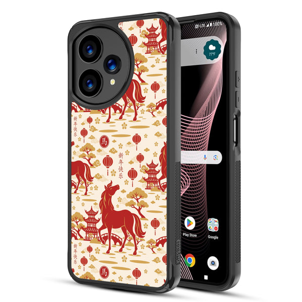 MyBat Design Lab Series Case for Cricket Icon Plus (2026) / AT&T Verge 2 - Year of the Horse - MCICON7CSLESMP461-2.jpg