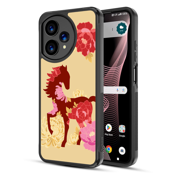 MyBat Design Lab Series Case for Cricket Icon Plus (2026) / AT&T Verge 2 - Peony Pedigree - MCICON7CSLESMP464-2.jpg