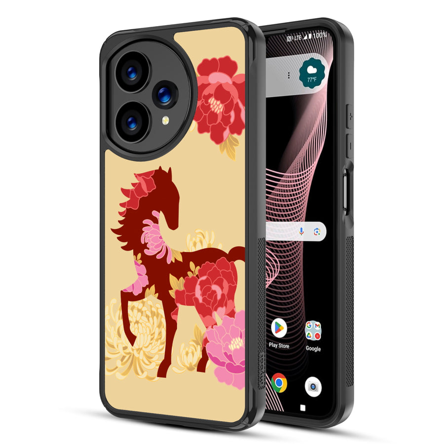 MyBat Design Lab Series Case for Cricket Icon Plus (2026) / AT&T Verge 2 - Peony Pedigree - MCICON7CSLESMP464-2.jpg
