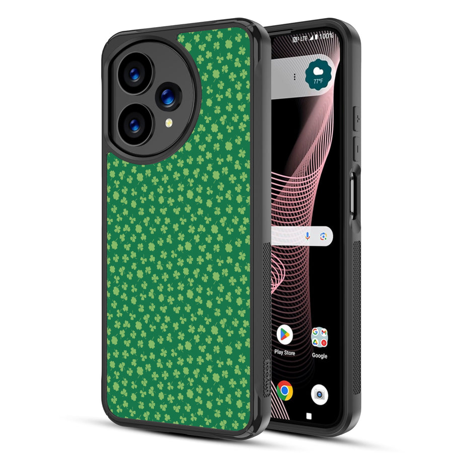 MyBat Design Lab Series Case for Cricket Icon Plus (2026) / AT&T Verge 2 - Lucky Clover - MCICON7CSLESMP466-2.jpg
