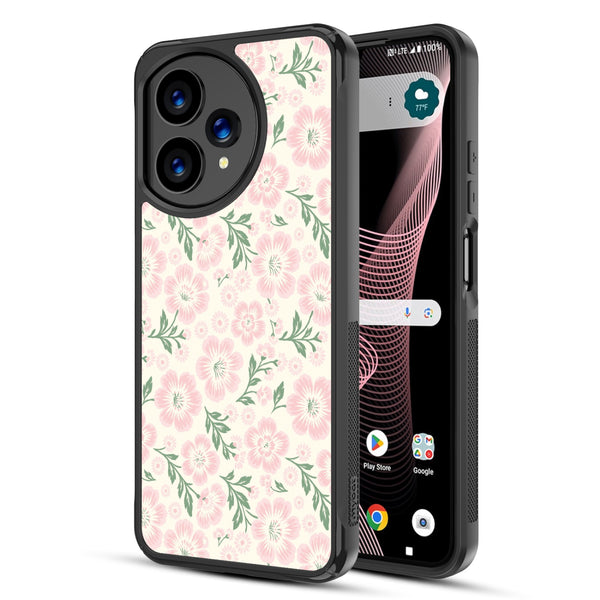 MyBat Design Lab Series Case for Cricket Icon Plus (2026) / AT&T Verge 2 - Pink Posies - MCICON7CSLESMP473-2.jpg