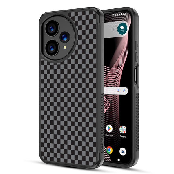 MyBat Design Lab Series Case for Cricket Icon Plus (2026) / AT&T Verge 2 - Tuxedo Check - MCICON7CSLESMP477-2.jpg