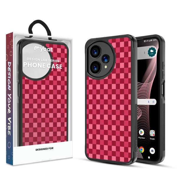 MyBat Design Lab Series Case for Cricket Icon Plus (2026) / AT&T Verge 2 - Raspberry Check - MCICON7CSLESMP481-1.jpg