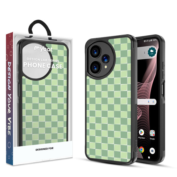 MyBat Design Lab Series Case for Cricket Icon Plus (2026) / AT&T Verge 2 - Matcha Check - MCICON7CSLESMP482-1.jpg