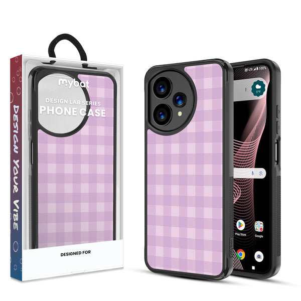 MyBat Design Lab Series Case for Cricket Icon Plus (2026) / AT&T Verge 2 - Purple Plaid - MCICON7CSLESMP483-1.jpg