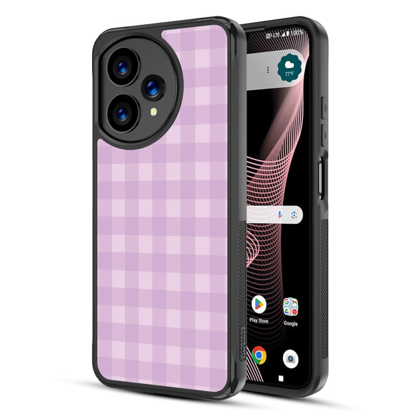 MyBat Design Lab Series Case for Cricket Icon Plus (2026) / AT&T Verge 2 - Purple Plaid - MCICON7CSLESMP483-2.jpg