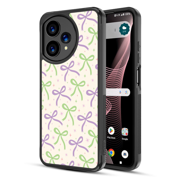 MyBat Design Lab Series Case for Cricket Icon Plus 2026/ AT&T Verge 2 - Blooming Bows - MCICON7CSLESMP493-2.jpg