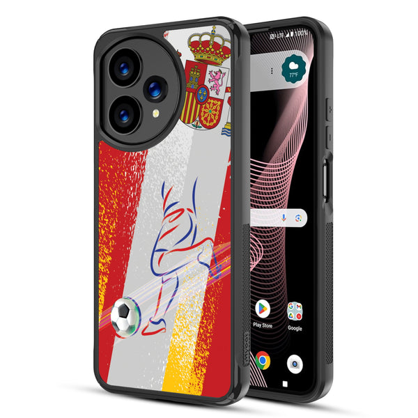 MyBat Design Lab Series Case for Cricket Icon Plus (2026) / AT&T Verge 2 – Spain Soccer - MCICON7CSLESMP515-2.jpg
