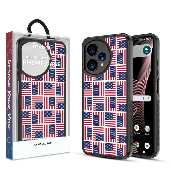 MyBat Design Lab Series Case for Cricket Icon Plus 2026 / AT&T Verge 2 – Flag Patchwork - MCICON7CSLESMP519.JPG