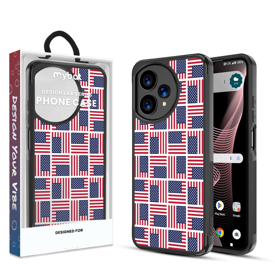 MyBat Design Lab Series Case for Cricket Icon Plus 2026 / AT&T Verge 2 – Flag Patchwork - MCICON7CSLESMP519.JPG