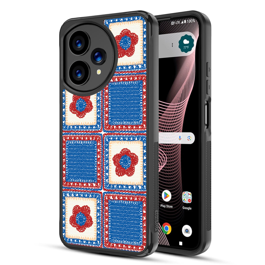 MyBat Design Lab Series Case for Cricket Icon Plus 2026 / AT&T Verge 2 – All American Quilt - MCICON7CSLESMP524-1.JPG