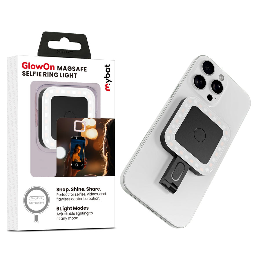 MyBat GlowOn MagSafe Selfie Ring Light - Black