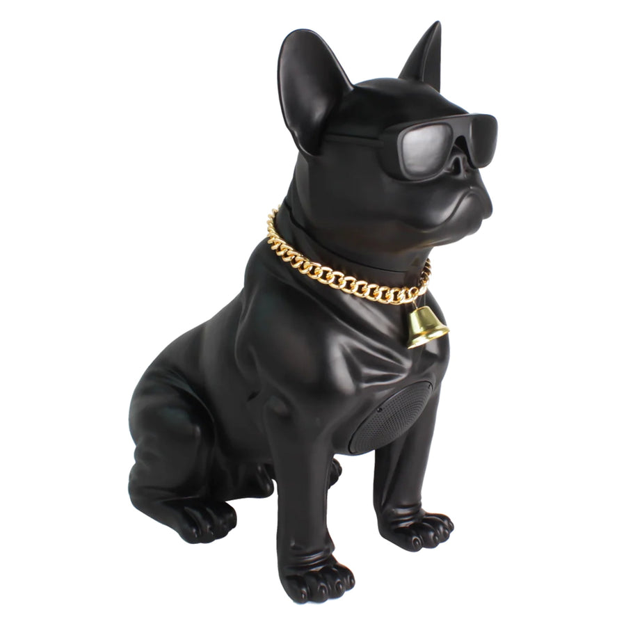 MaxPower Wooof 20" Tall Speaker With Gold Style Chain And Two Built In Speakers - Black - MD566-BK-6.jpg
