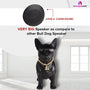 MaxPower Wooof 20" Tall Speaker With Gold Style Chain And Two Built In Speakers - Black - MD566-BK-7.jpg