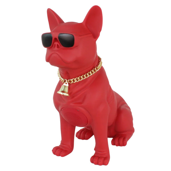 MaxPower Wooof 20" Tall Speaker With Gold Style Chain And Two Built In Speakers - Red - MD566-RD-3.jpg