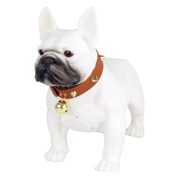 MaxPower Wooof Portable Bluetooth 13" Pug Style Speaker with Mic - White - MD568-WH-1.jpg
