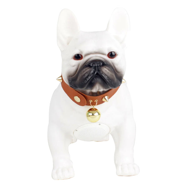 MaxPower Wooof Portable Bluetooth 13" Pug Style Speaker with Mic - White - MD568-WH-2.jpg