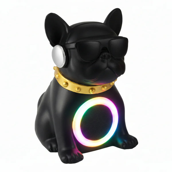 MaxPower Wooof 8.5" Bull Dog Glasses & Collar Tall Speaker with Dancing Ring Light - Black - MD60-BK-1.jpg