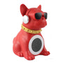 MaxPower Wooof 8.5" Bull Dog Portable Speaker with Dancing Ring Light - Red