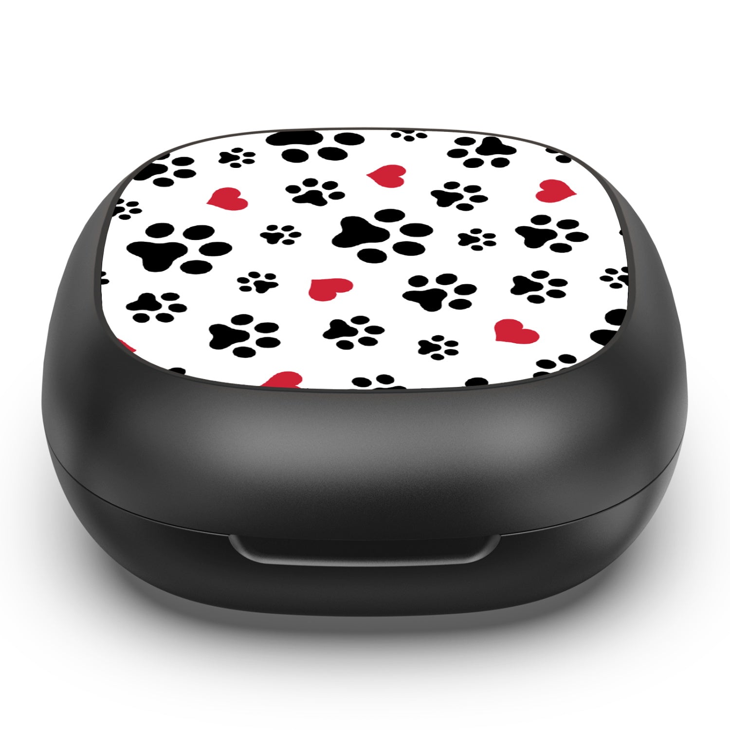 MyBat Design Lab Open-Ear Earbuds - Black - Paw Prints and Hearts - MFHSBTST251-001-4.jpg