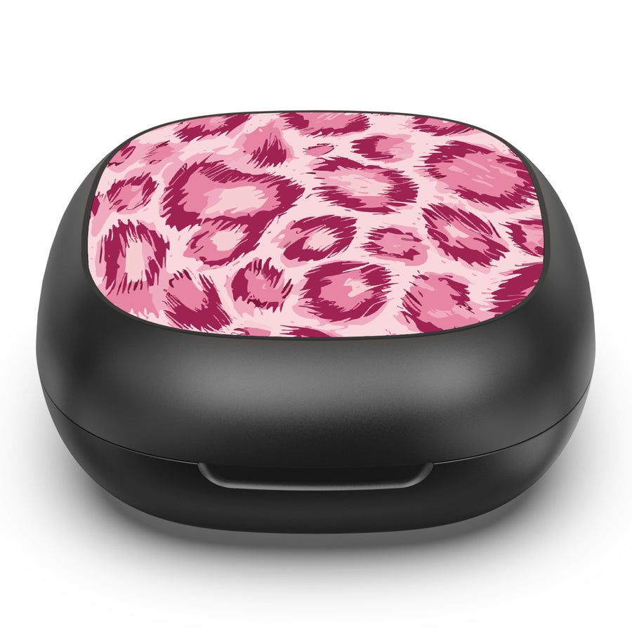 MyBat Design Lab Open-Ear Earbuds - Black - Pink Leopard Print - MFHSBTST251-007-4.jpg