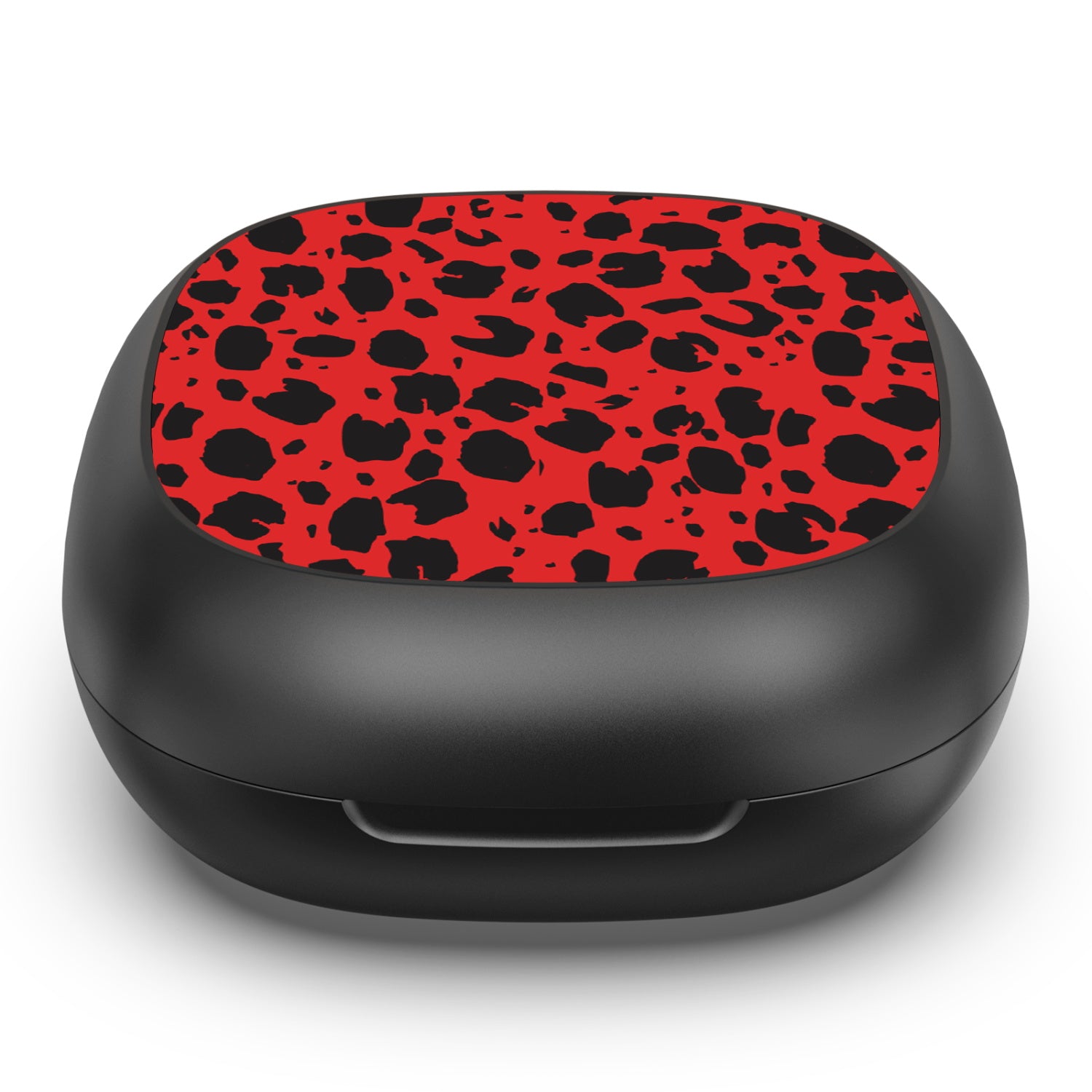 MyBat Design Lab Open-Ear Earbuds - Black - Red Leopard Print - MFHSBTST251-008-4.jpg