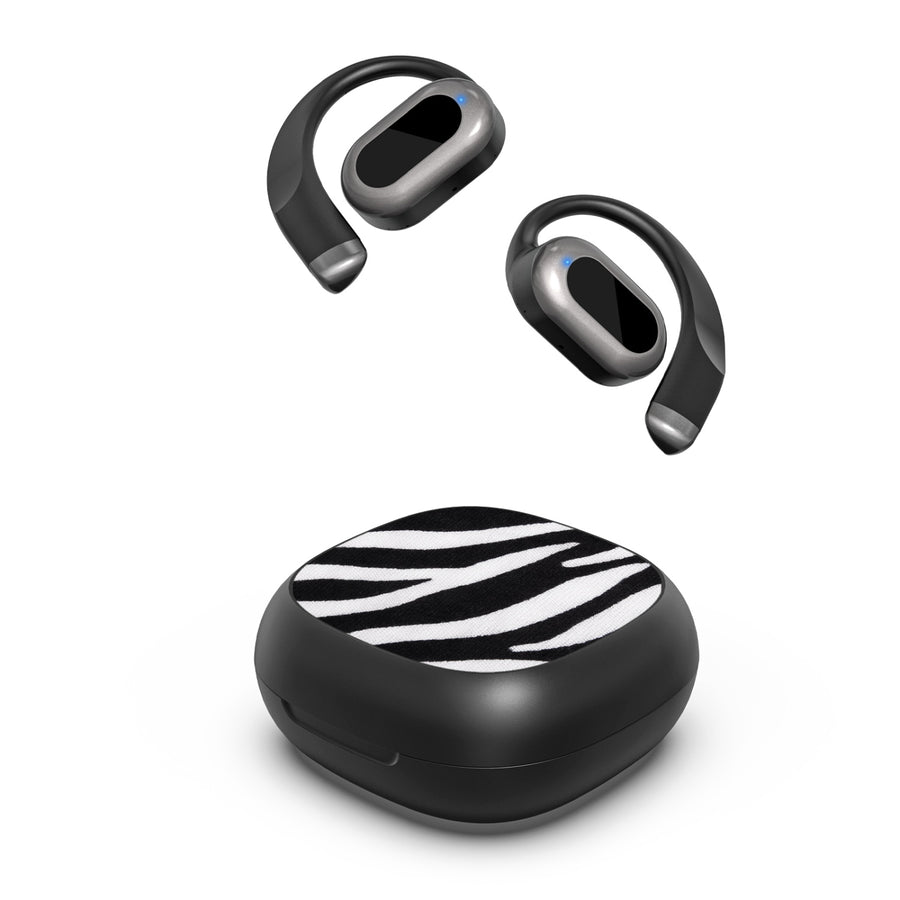 MyBat Design Lab Open-Ear Earbuds - Black - Zebra Print - MFHSBTST251-009-2.jpg