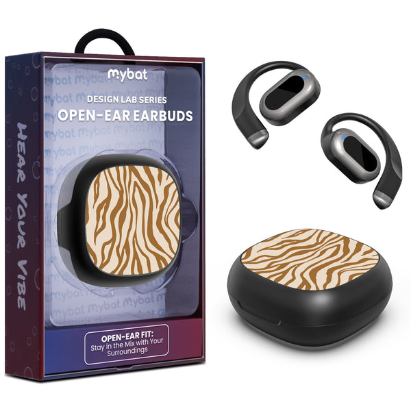 MyBat Design Lab Open-Ear Earbuds - Black - Tiger Stripes - MFHSBTST251-011-1.jpg