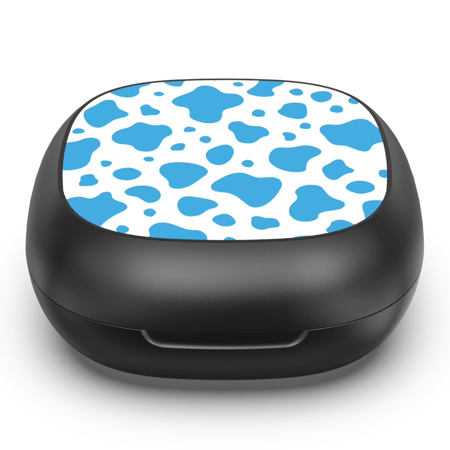 MyBat Design Lab Open-Ear Earbuds - Black - Blue Cow Print - MFHSBTST251-016-4.jpg