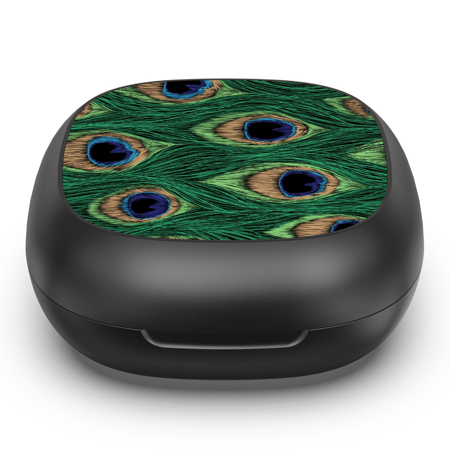 MyBat Design Lab Open-Ear Earbuds - Black - Peacock Feathers - MFHSBTST251-018-4.jpg