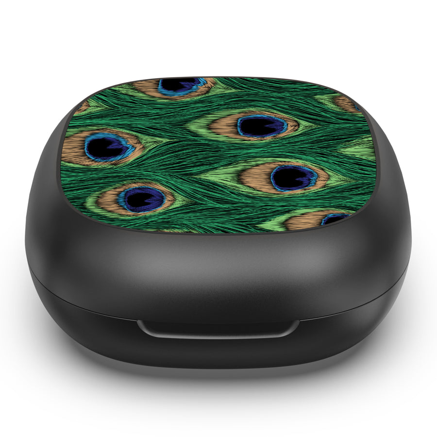 MyBat Design Lab Open-Ear Earbuds - Black - Peacock Feathers - MFHSBTST251-018-4.jpg
