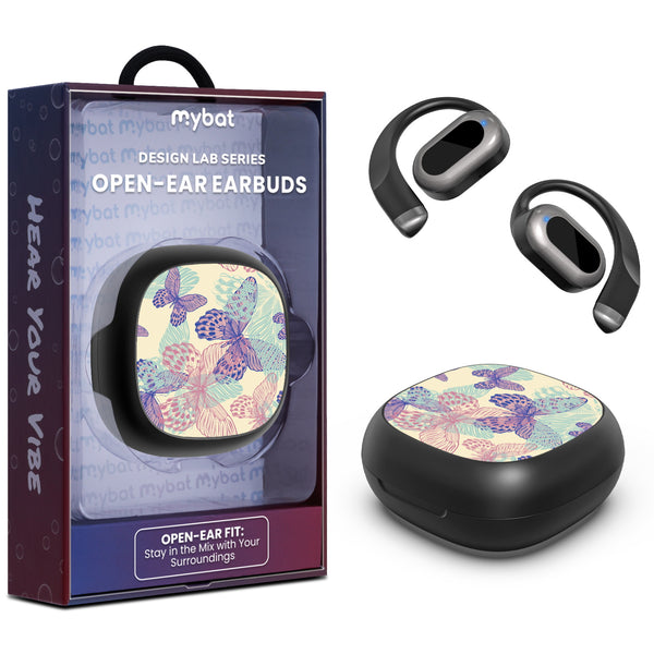 MyBat Design Lab Open-Ear Earbuds - Black - Butterflies - MFHSBTST251-019-1.jpg