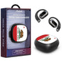 MyBat Design Lab Open-Ear Earbuds - Black - California State Flag