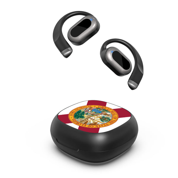 MyBat Design Lab Open-Ear Earbuds - Black - Florida State Flag - MFHSBTST251-028-2.jpg