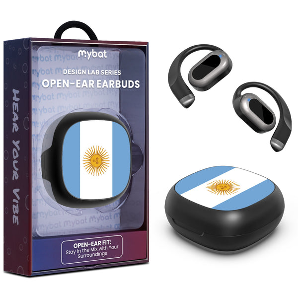 MyBat Design Lab Open-Ear Earbuds - Black - Argentinian Flag - MFHSBTST251-031-1.jpg