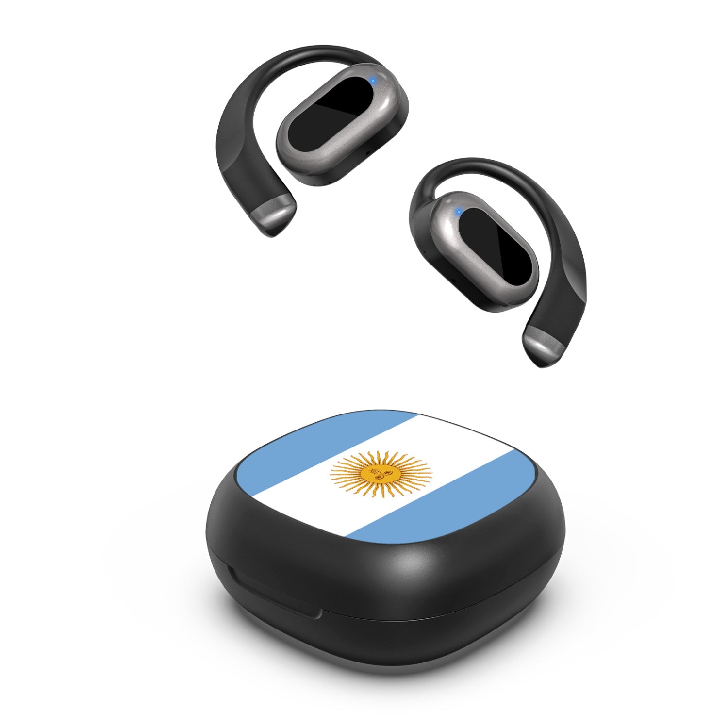 MyBat Design Lab Open-Ear Earbuds - Black - Argentinian Flag - MFHSBTST251-031-2.jpg