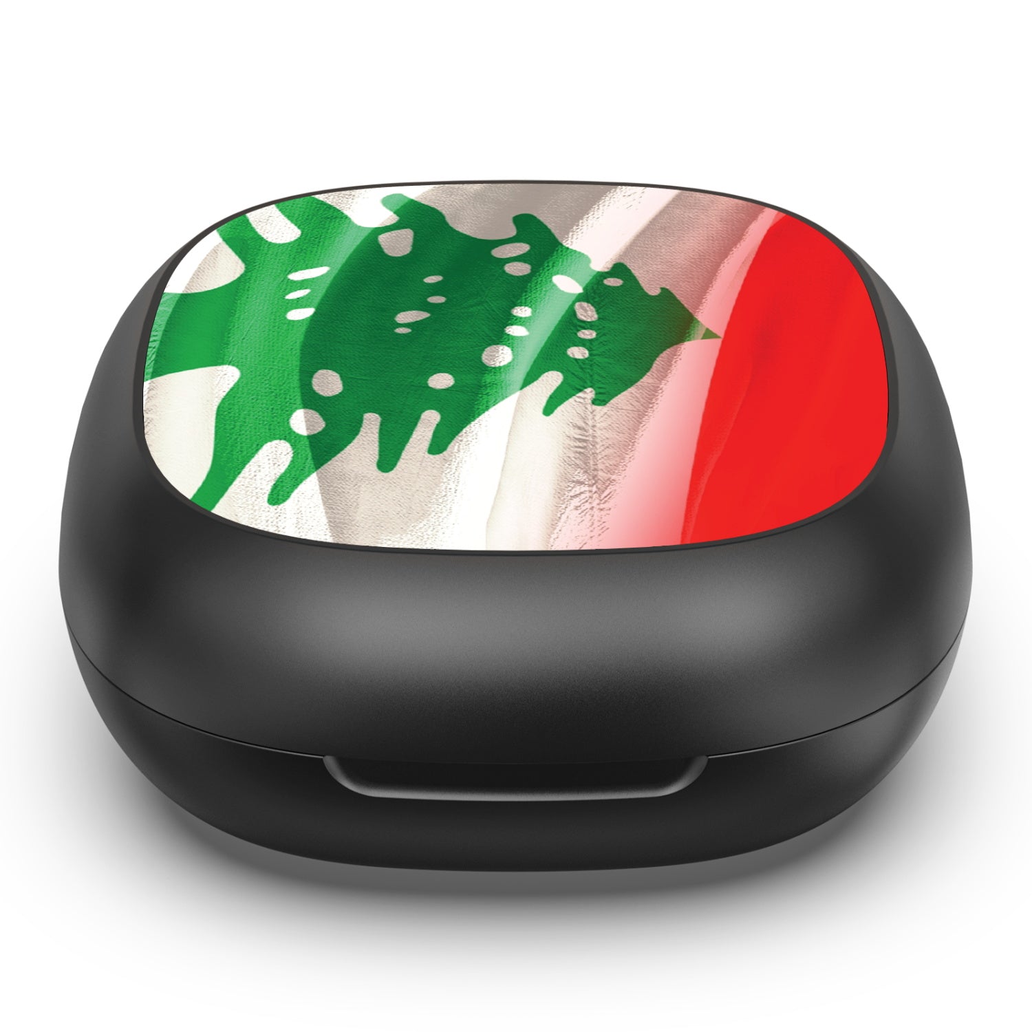 MyBat Design Lab Open-Ear Earbuds - Black - Lebanese Flag - MFHSBTST251-033-4.jpg