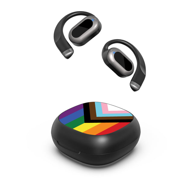 MyBat Design Lab Open-Ear Earbuds - Black - LGBTQ+ Flag - MFHSBTST251-034-2.jpg