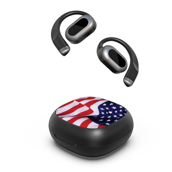 MyBat Design Lab Open-Ear Earbuds - Black - Stars & Stripes - MFHSBTST251-042-2.jpg