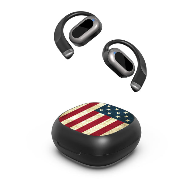 MyBat Design Lab Open-Ear Earbuds - Black - American Flag - MFHSBTST251-043-2.jpg