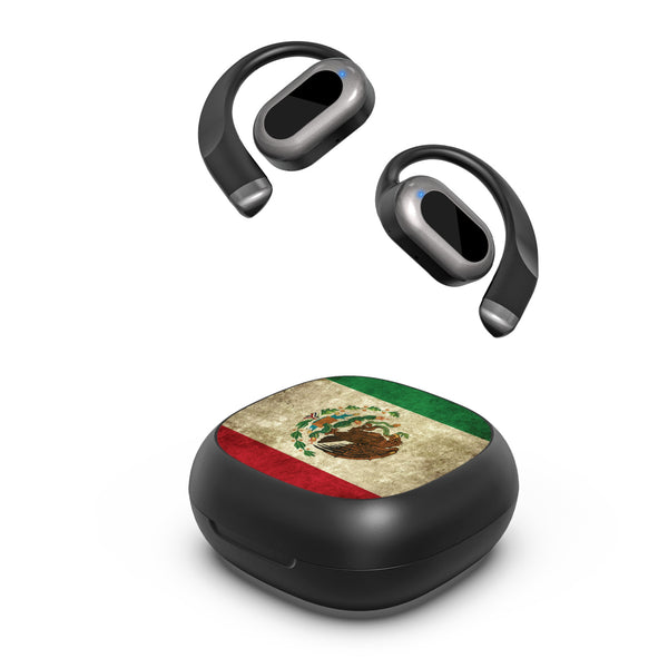 MyBat Design Lab Open-Ear Earbuds - Black - Mexican Flag - MFHSBTST251-046-2.jpg
