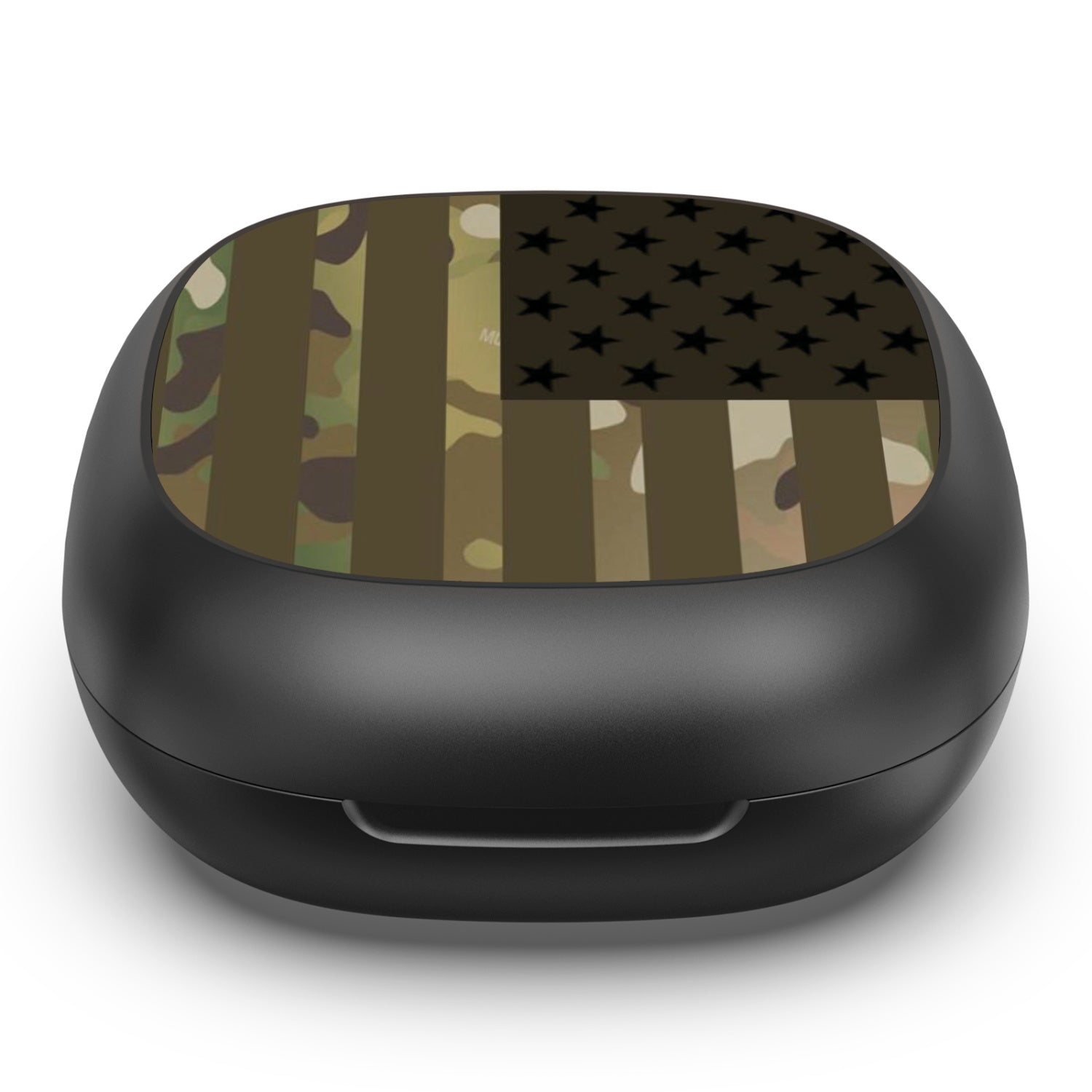 MyBat Design Lab Open-Ear Earbuds - Black - Military Camouflage American Flag - MFHSBTST251-054-4.jpg