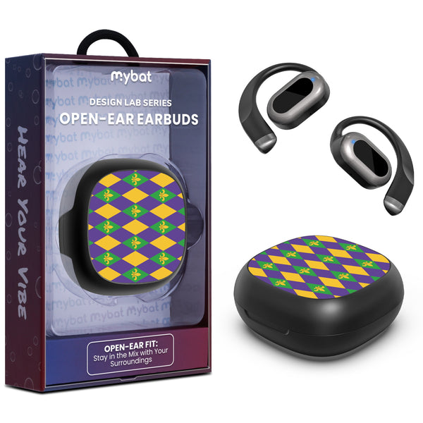 MyBat Design Lab Open-Ear Earbuds - Black - Mardi Gras - MFHSBTST251-057-1.jpg